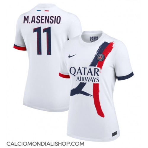 Maglie da calcio Paris Saint-Germain Marco Asensio #11 Seconda Maglia Femminile 2024-25 Manica Corta